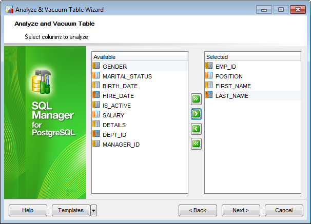 Online Documentation For SQL Manager For PostgreSQL | SQLManager